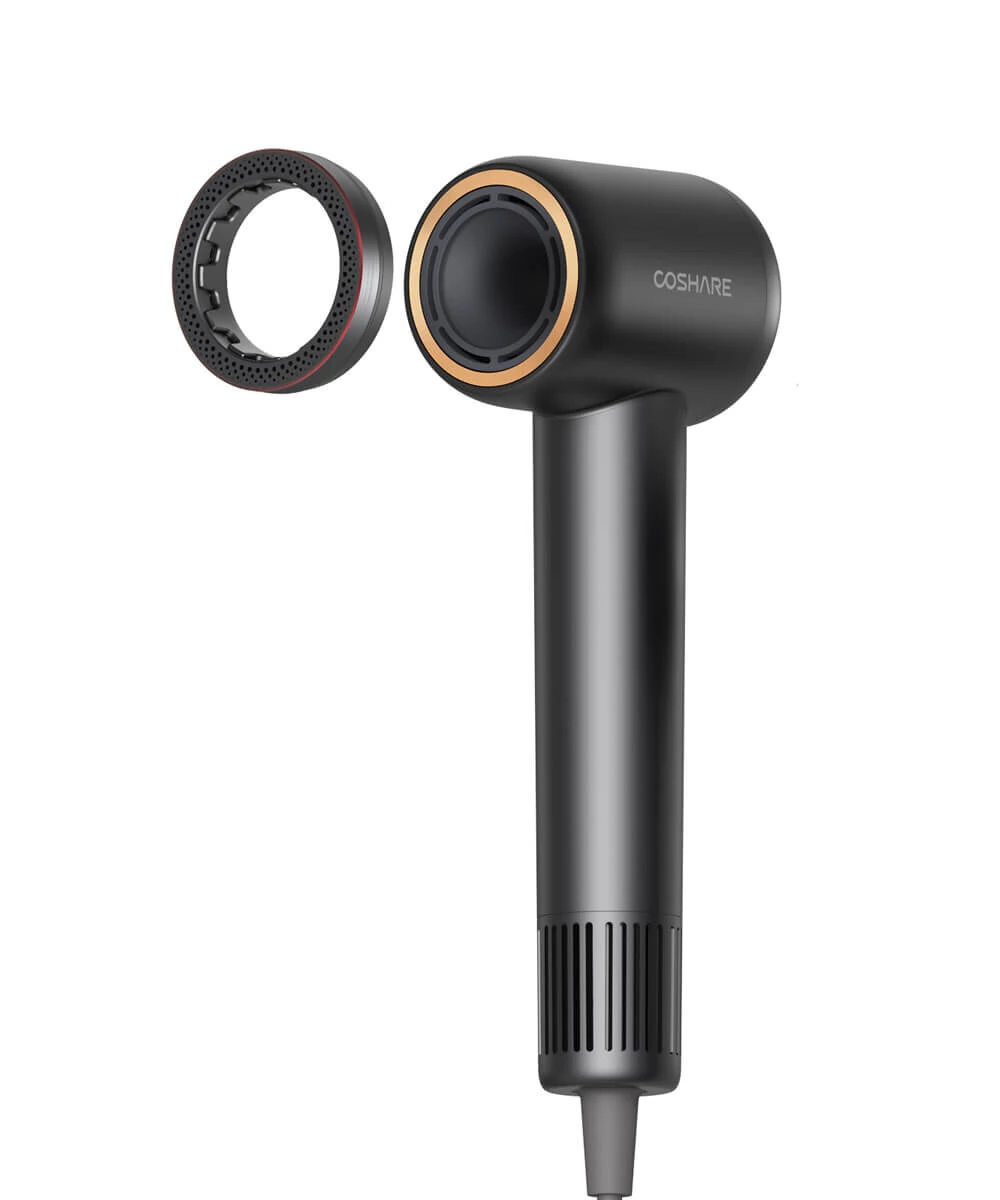 COSHARE HD10E High-Speed Hair Dryer 8 Billion Negative Ions 110,000 RPM Hair Dryer Lightweight Design EU Plug (image for) COSHARE HD10E High-Speed Hair Dryer 8 Billion Negative Ions 110,000 RPM Hair Dryer Lightweight Design EU Plug